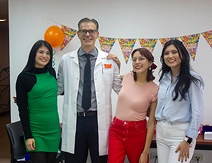 HR Ecuador employees on halloween day