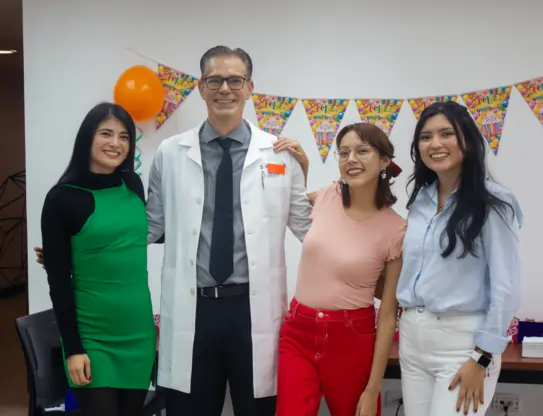 HR Ecuador employees on halloween day