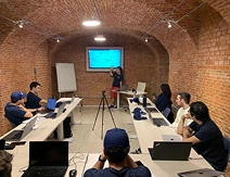 Spain Office presentation with team members