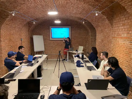 Spain Office presentation with team members