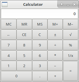 Our calculator looks like a real calculator